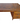 French 19th Century Walnut Writing Desk with Three Drawers and Original Hardware