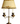 Oil Lamp with One-Light and a Wax Shade