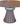 Reproduction 19th Century Style Stained Carved Wood Pedestal Breakfast Table