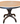French 19th Century Walnut and Marble Top Oval Cocktail Table on Four Legs