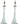 Pair of Italian 19th Century Painted Wood and Tin Church Candlestick Lamps