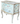 French 1960s Hand Painted 2 Drawer Bow Fronted Chest on Carved Cabroile Legs