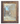 French 19th Century Wood Framed Mirror With Original Glass and Carved Rose Swag